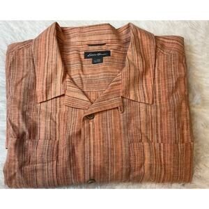 Eddie Bauer Button 2xl Short Sleeve Men’s Shirt